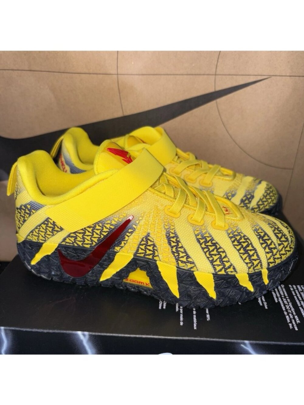 NEW Nike Ja 3 PS “Let Me Be Ja” Yellow Black Red Kids Size 12.5C IB4771-700